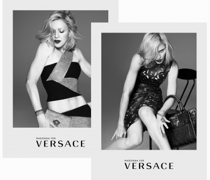 Madonna wear Versace  s.s.2015